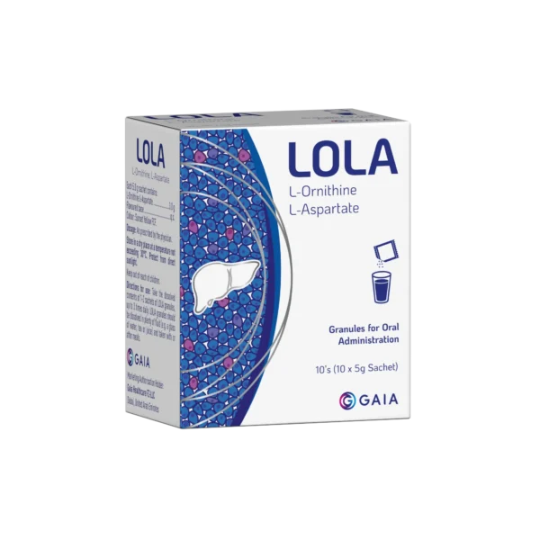 LOLA – 10 LOLA – L-Ornithine L-Aspartate Granules